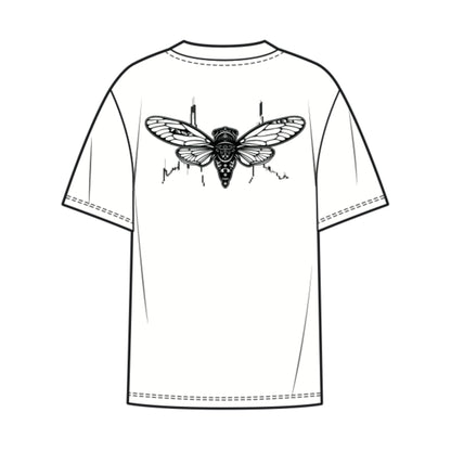 MEN TONPIN CICADA LOGO BACK PRINT WHITE